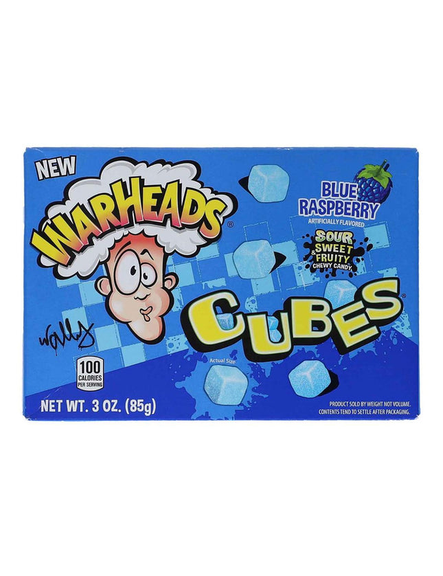 Warheads Cubes Blue Raspberry