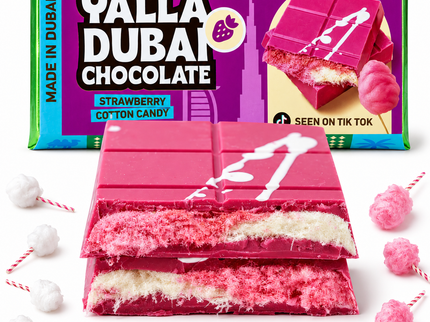 Aardbei  Suikerspinchocolade 140g