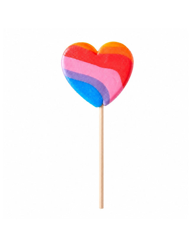 Mini Hartlolly Regenboog Summer